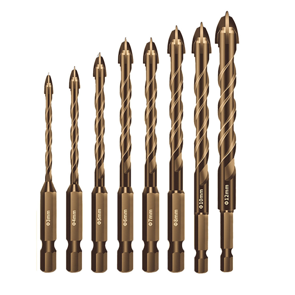 세이프티 유리 타일 대리석 드릴비트 8P세트, 1세트 10,060원