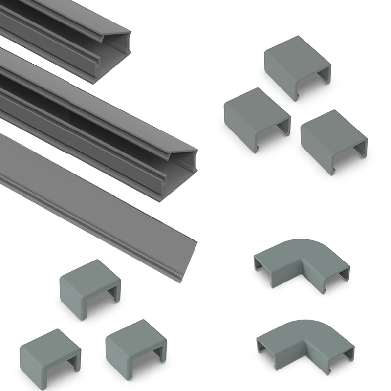 선바로 열고닫는 사각 전선 몰딩 풀 패키지 2호 3m, 그레이, 1개 12,270원