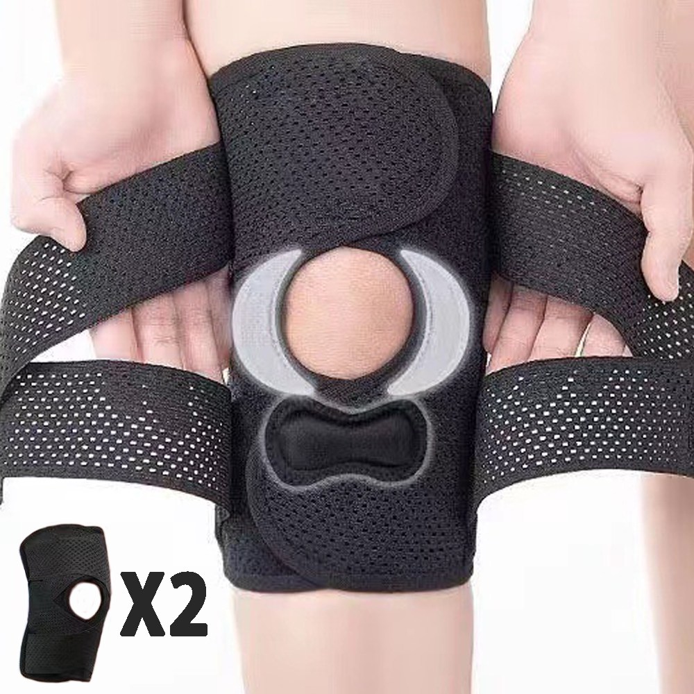 이츠오 더블 크로스 스트랩 무릅 보호대 22,400원