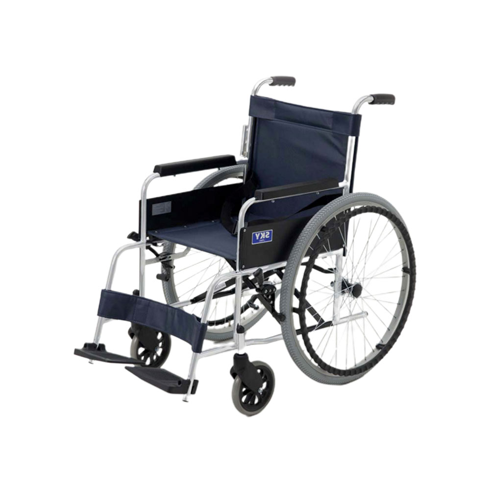 미키 휠체어 MikiSKY-1 가벼운 스틸휠체어 수동휠체어, 1개, MikiSKY-1 265,000원