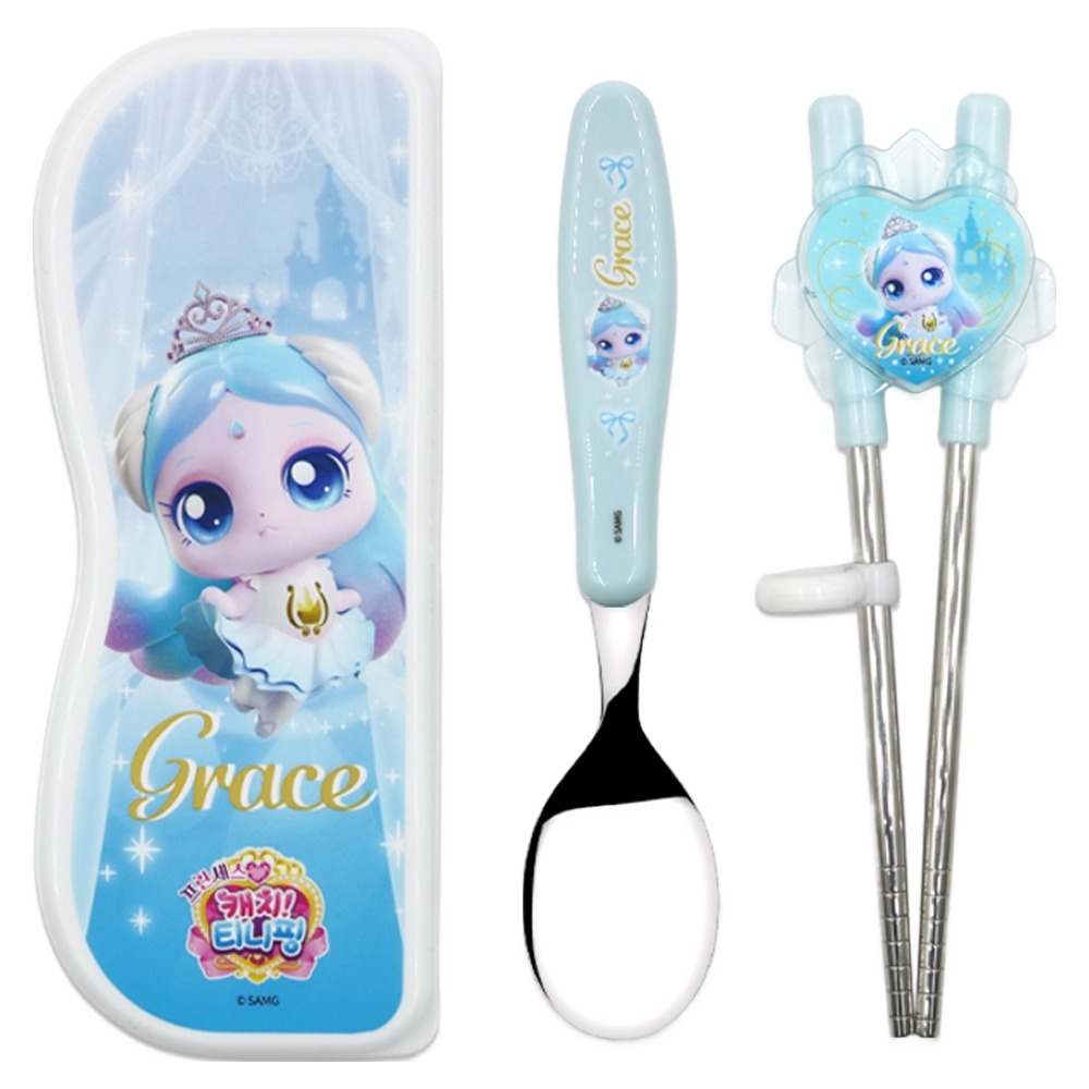 르번 아동용 사뿐핑 프린세스 캐치티니핑 스푼 + 양손 교정젓가가락 + 케이스 세트 14,610원