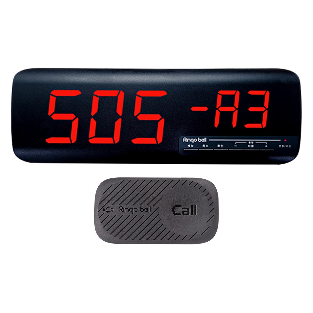 식당 카페 GSR-6 호출위치 표시 수신기모니터 무선호출벨1개 무료 세트 88,000원