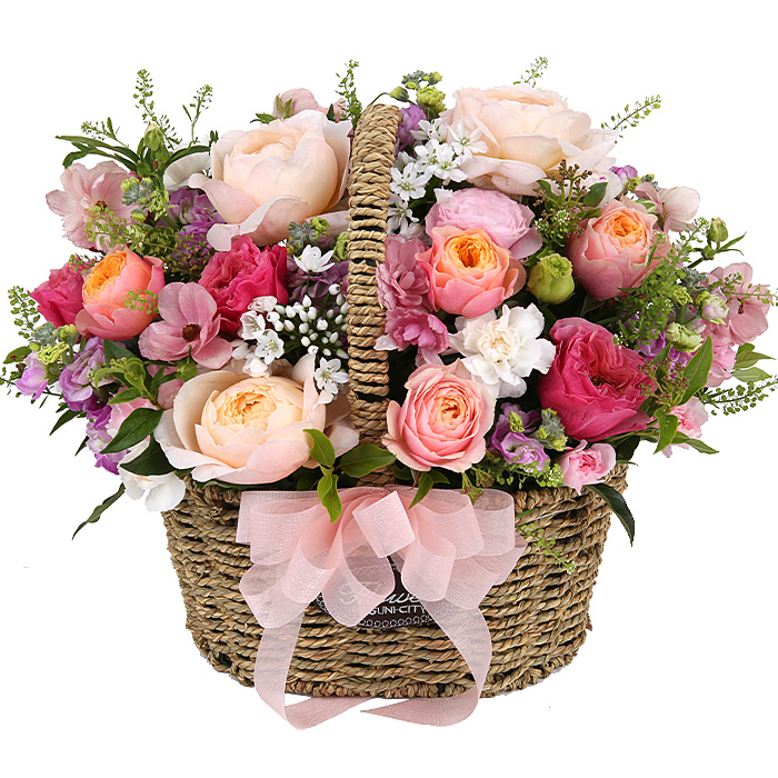 119플라워 (당일배송) 아름다운날 ST-A1714 꽃바구니 전국꽃배달 생일 기념일 꽃선물 생화 꽃배달, 1개 66,000원