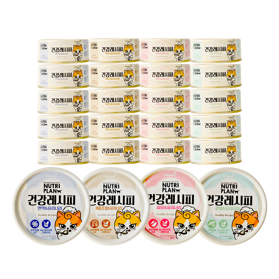동원 뉴트리플랜 습식캔 건강레시피, 4종, 90g, 24개 19,900원