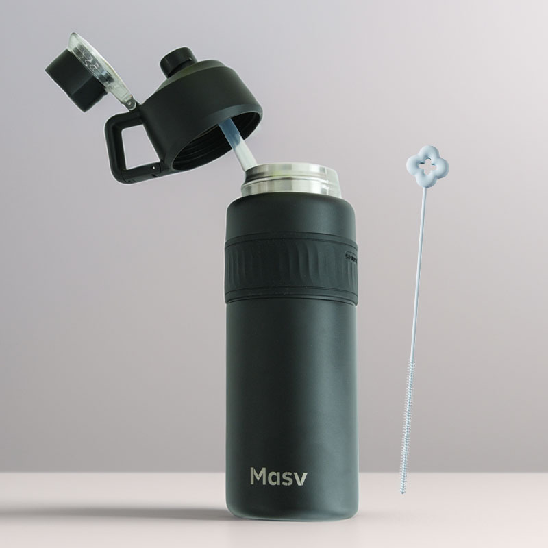 마시뷰 스포츠 대용량 보온보냉 스테인리스316 빨대 텀블러 800 ml 1000 ml 18,560원