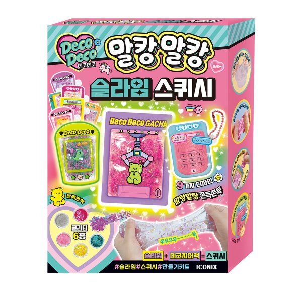 [아이코닉스]데코데코 말캉말캉 슬라임스퀴시 DecoDeco 16,000원