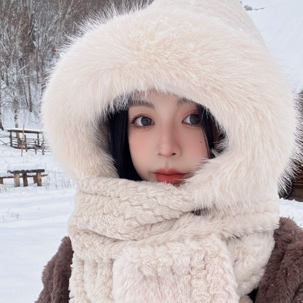 마르지엥 올인원 후드머플러 바라클라바 넥워머 여성겨울모자 19,800원