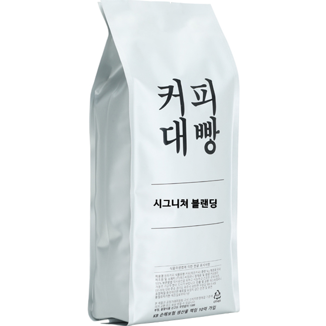 커피대빵 시그니쳐 센서리 블랜딩 원두커피, 홀빈(분쇄안함), 1kg, 1개 29,900원