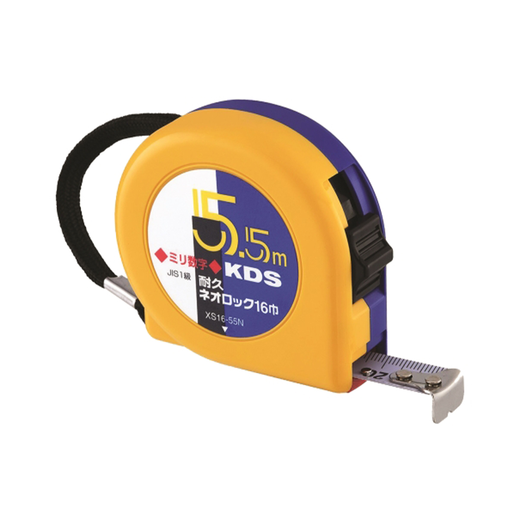 KDS 양면 줄자 XS16-55NBP 듀라코트 미리단위 자동스톱 16mm x 5.5m 12,700원