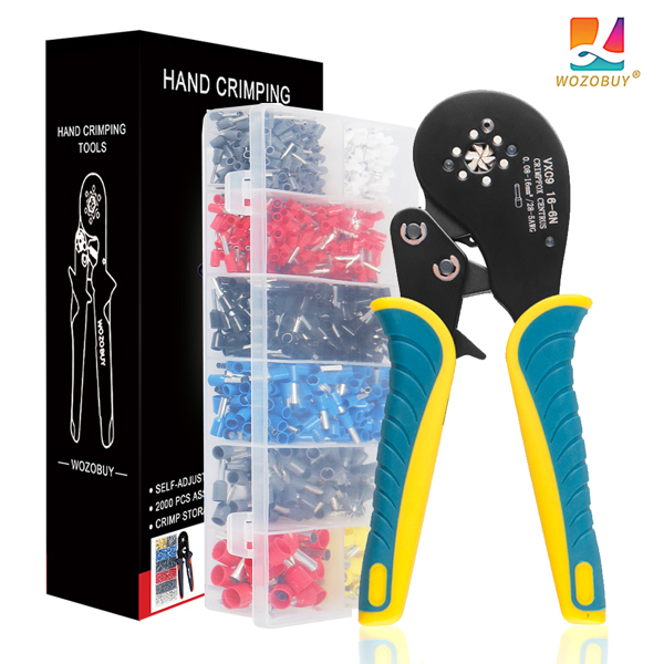 관형 터미널 크림퍼 키트 전기 압착 펜치 클램프 세트 와이어 팁 수공구 0 08 16 mm 25 10 HSC8 6 4/6 6/16 34,000원