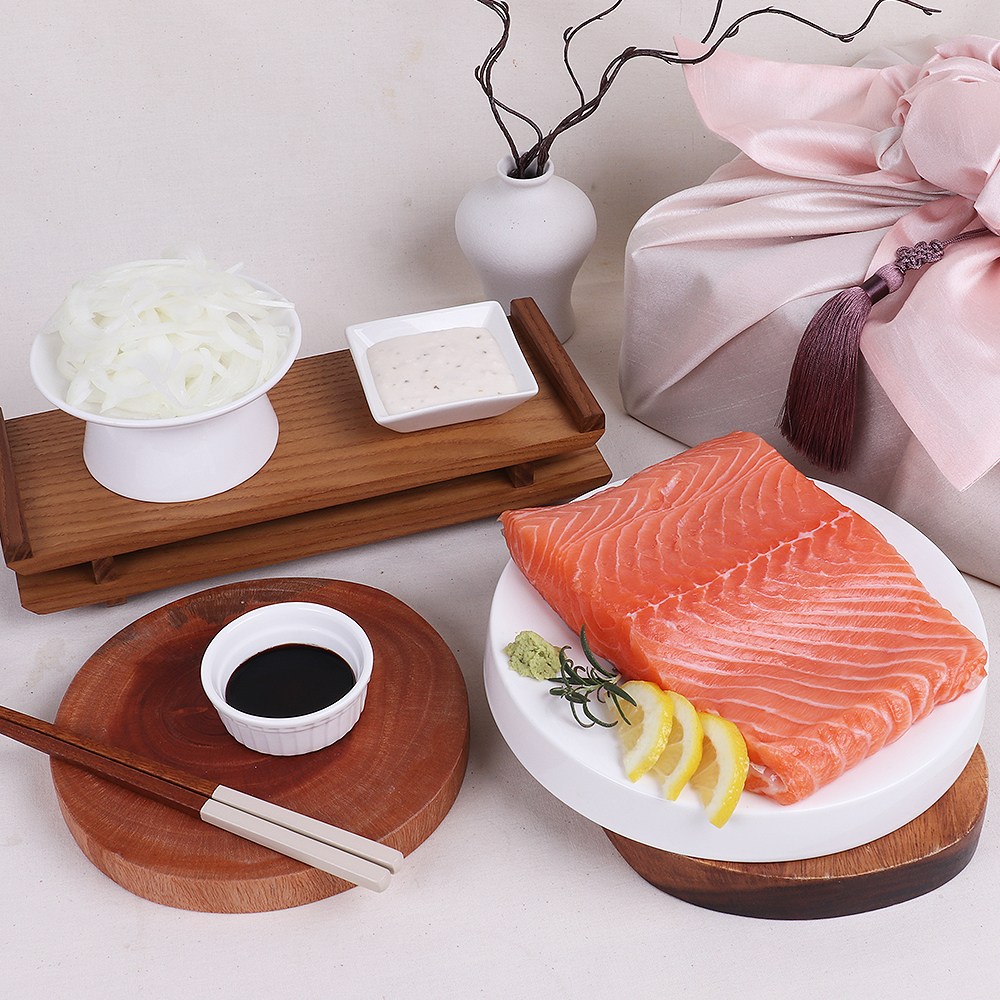 [명절선물세트] 바른씨 연어 실속 선물세트 37,900원