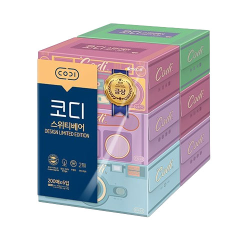 코디 스위티베어 천연펄프 각티슈 2겹 7,930원