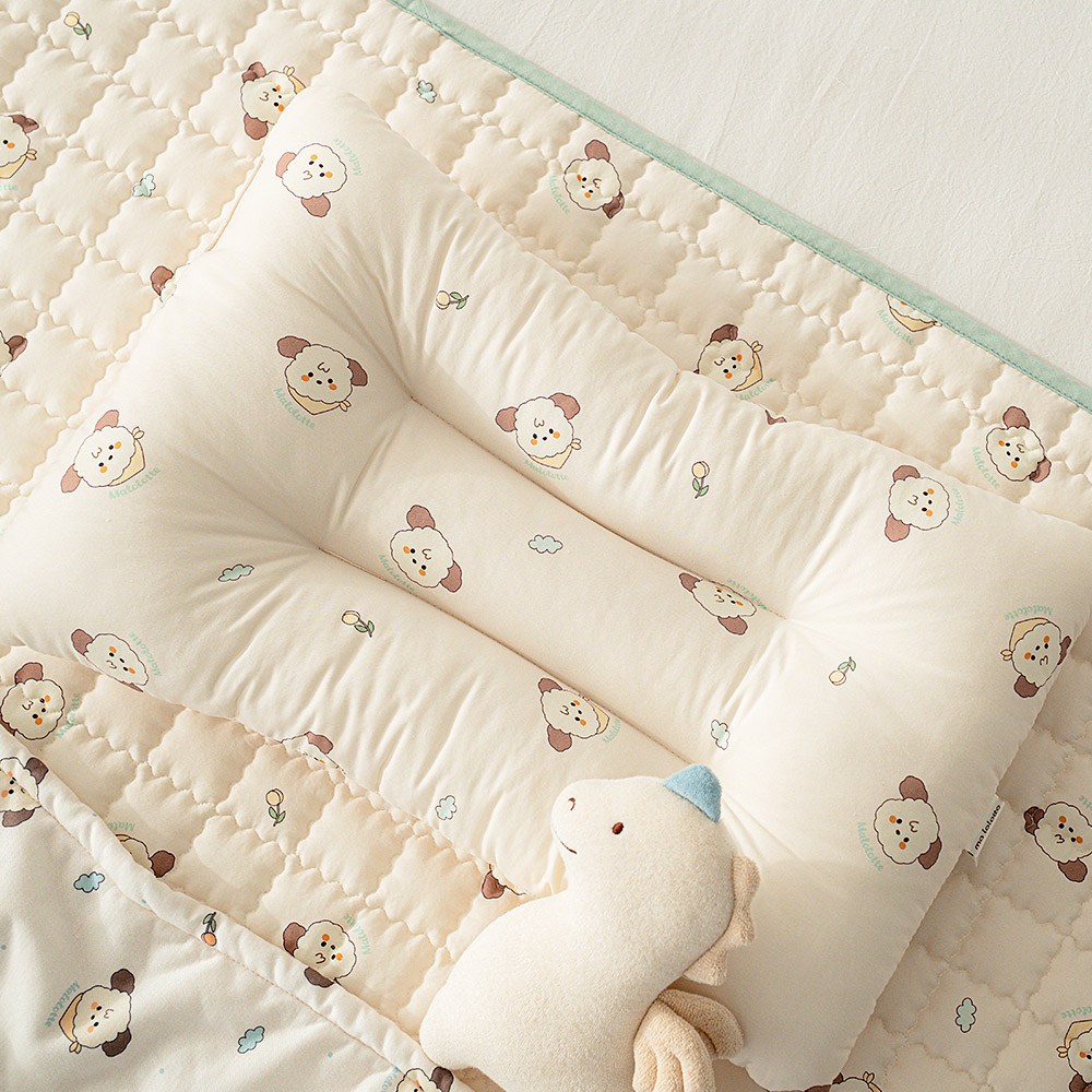 마롤로뜨 어린이 경추베개 모달 면 빨아쓰는 일체형 주니어 여성 아기 키즈 베개, 아이보리 마뭉이, 1개 14,900원