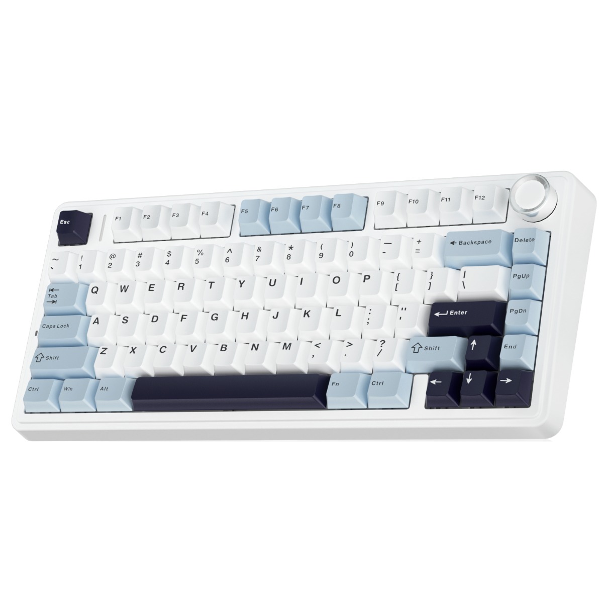 AULA F75유선/무선 독립 키보드 LEOBOG 일반형 기계식 키보드, F75 화이트+블루+블랙, RGB wireless 86,000원