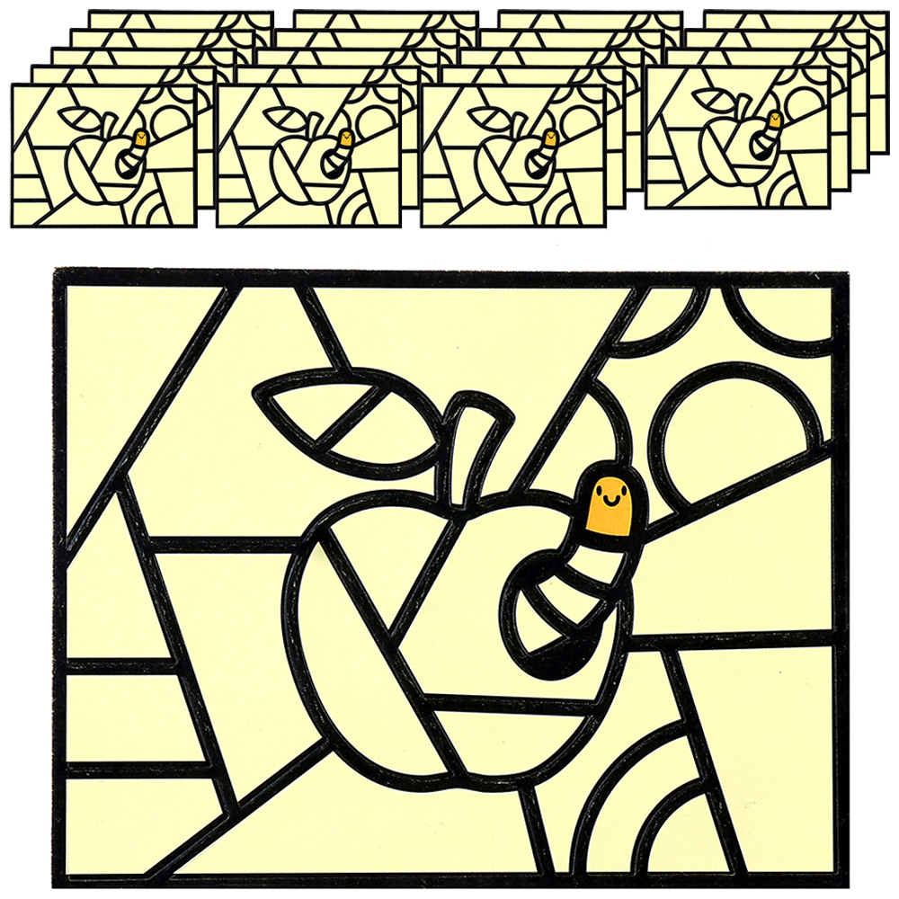 민화샵 팝아트 포일아트 만들기 세트, 사과(UDPPP0154), 20세트 19,500원