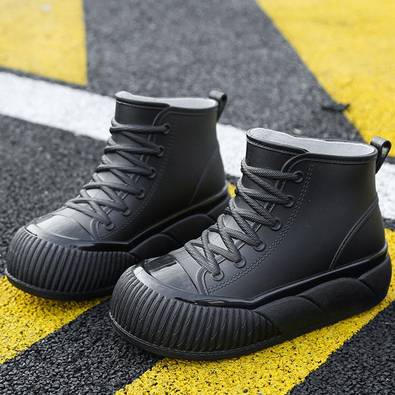 여성 경량 발목장화 레인부츠 키높이 아쿠아슈즈 미끄럼방지 방수 장마 레인슈즈 14,580원