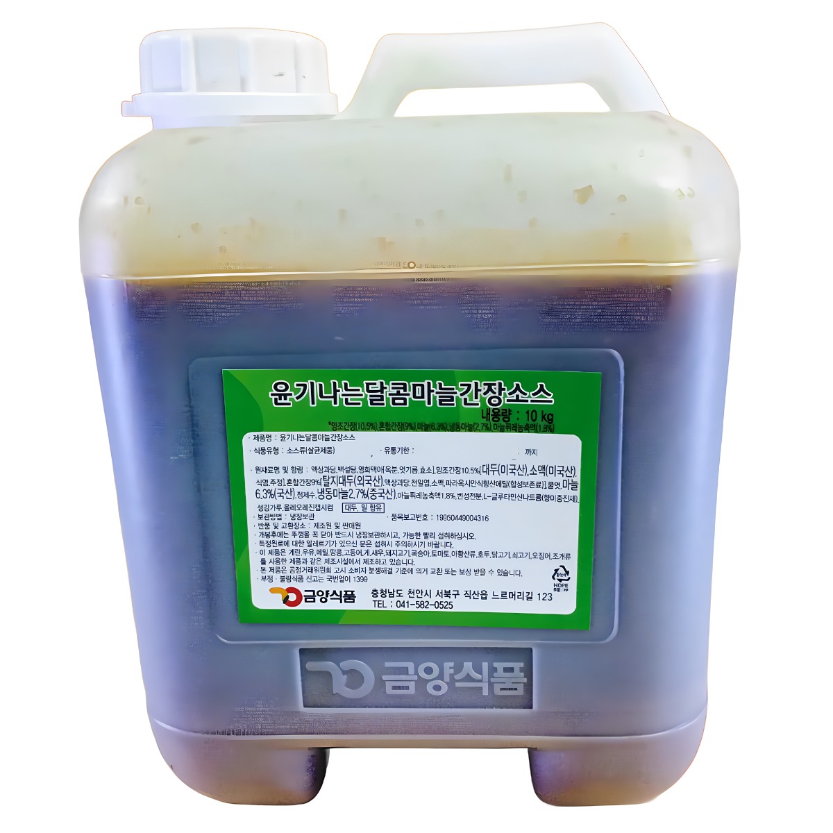 금양식품 간장치킨소스 윤기나는달콤마늘간장소스 10KG, 10kg, 1개 52,900원