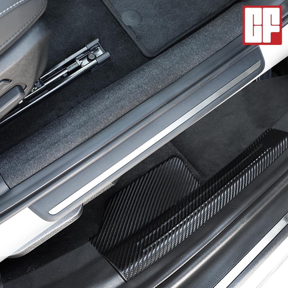 카프랜즈 호환 EV6 도어 스텝 보호 커버 카본 몰딩 가드, 카본 도어스텝커버 21,000원