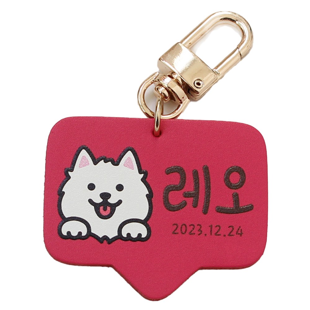 반려동물 고리형 인식표 강아지 외출용 이름표 11,800원