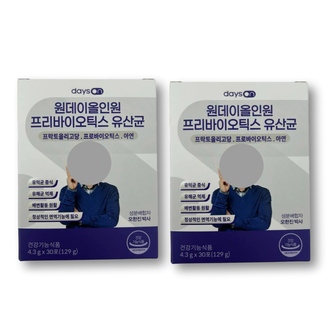 데이즈온 원데이 프리바이오틱스 FOS 유산균 프락토올리고당 프로바이오틱스 비피더스균 프로 프리 바이오스틱 50,800원