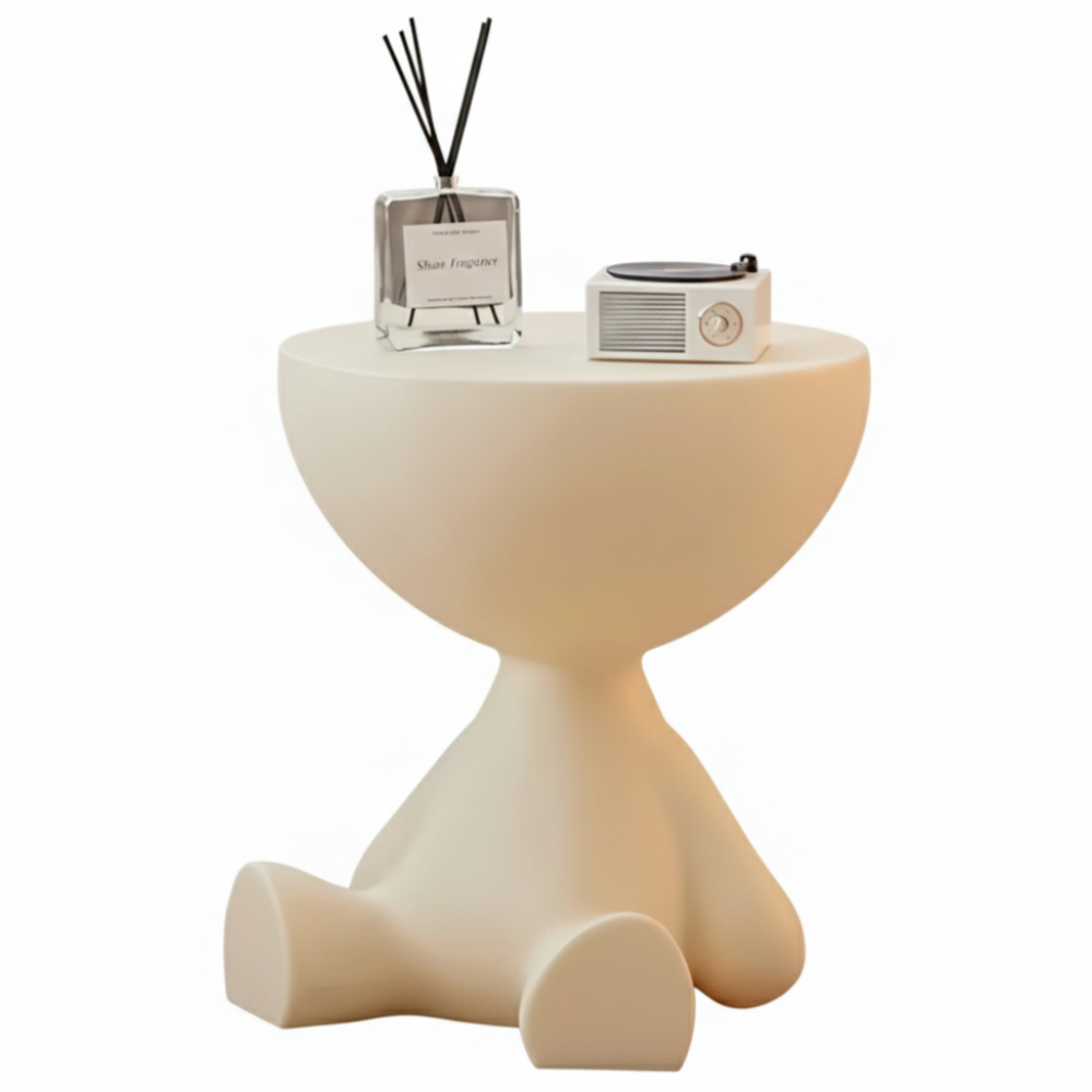 마일드하우스 귀여운 인형모양 수납 미니 협탁 테이블, 딥 베이지 14,900원