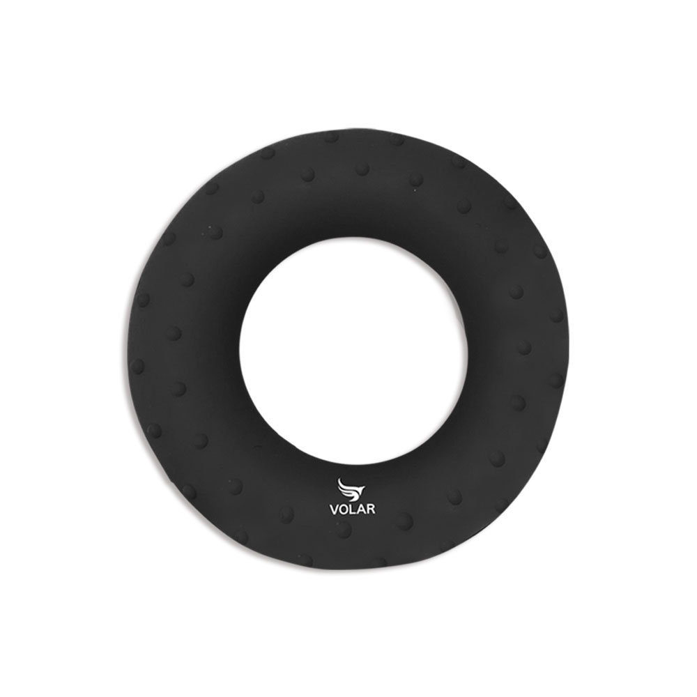 VOLAR 도넛 지압 타원형 실리콘 악력기 [색상별강도], 블랙 ( 70LB ) 6,900원