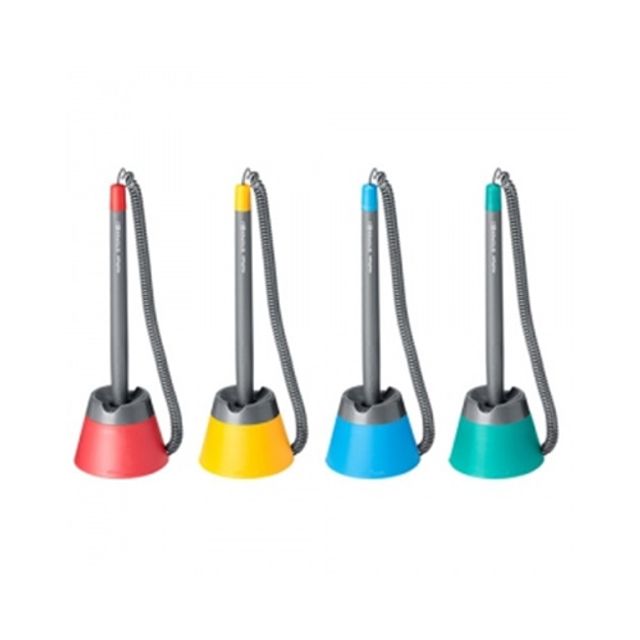 객장업무용 공용볼펜 부착식공용볼펜 검정 12개, 쿠하 본상품선택 21,500원