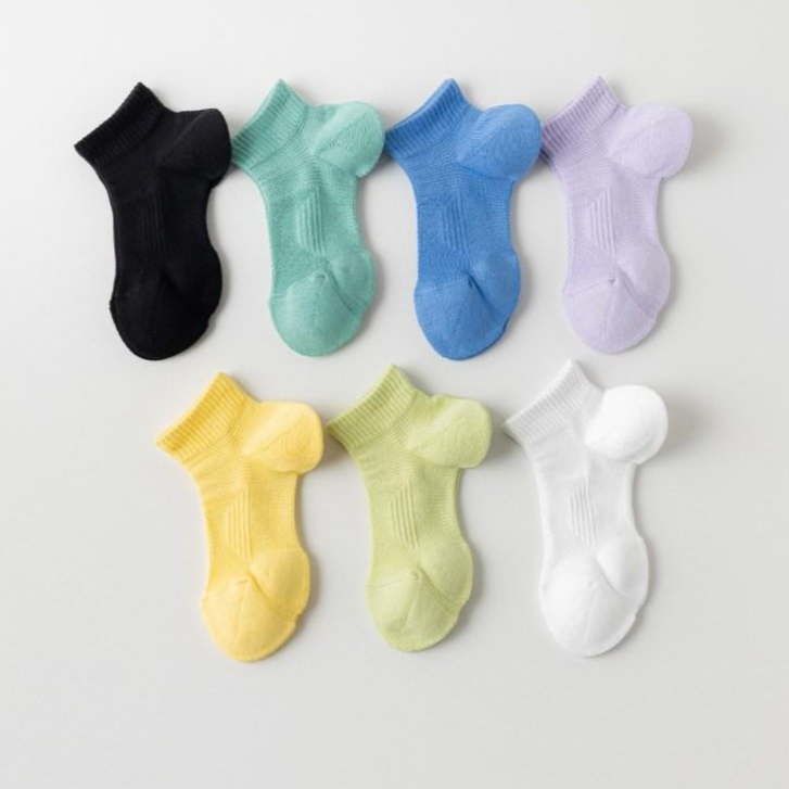 DTUZI 여성용 스포츠 단목 쿠션 통풍 다양한 색상 기능성 발목 양말 7켤레 세트, 1개 14,890원