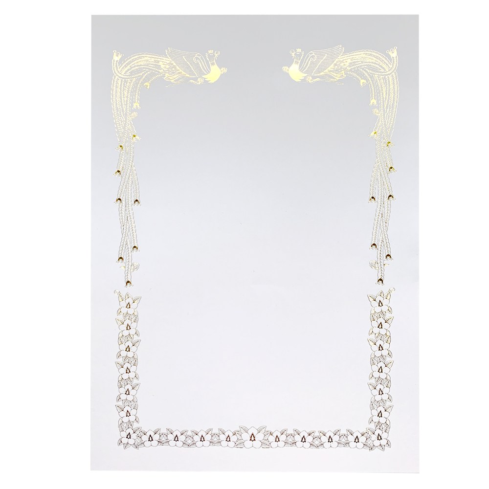 상장팩토리 금박상장 백상지 봉황 A4 10,700원