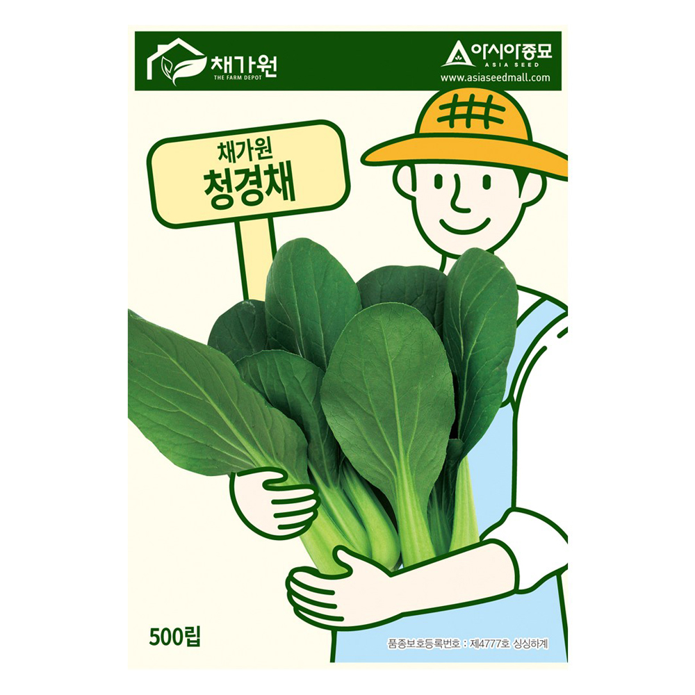아시아종묘 씨앗 청경채 500립 900원