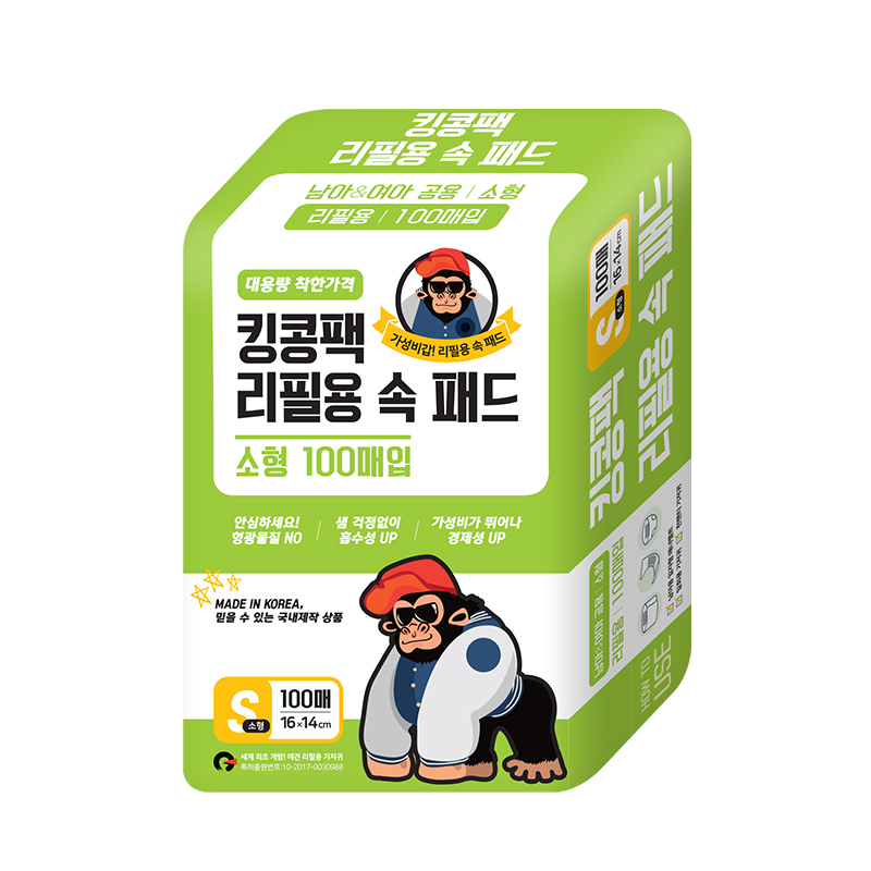 킹콩팩 리필용 속 패드 10,330원