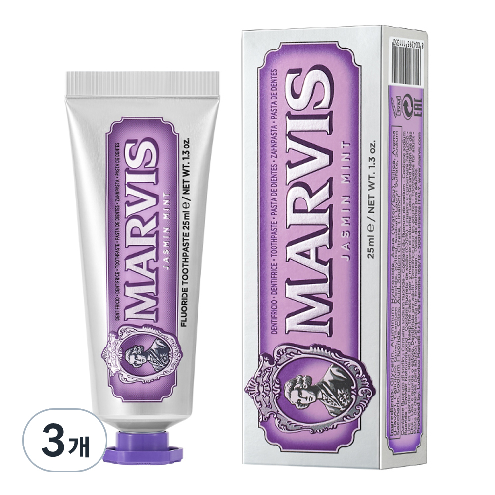 마비스 자스민 민트 치약, 25ml, 3개 31,170원