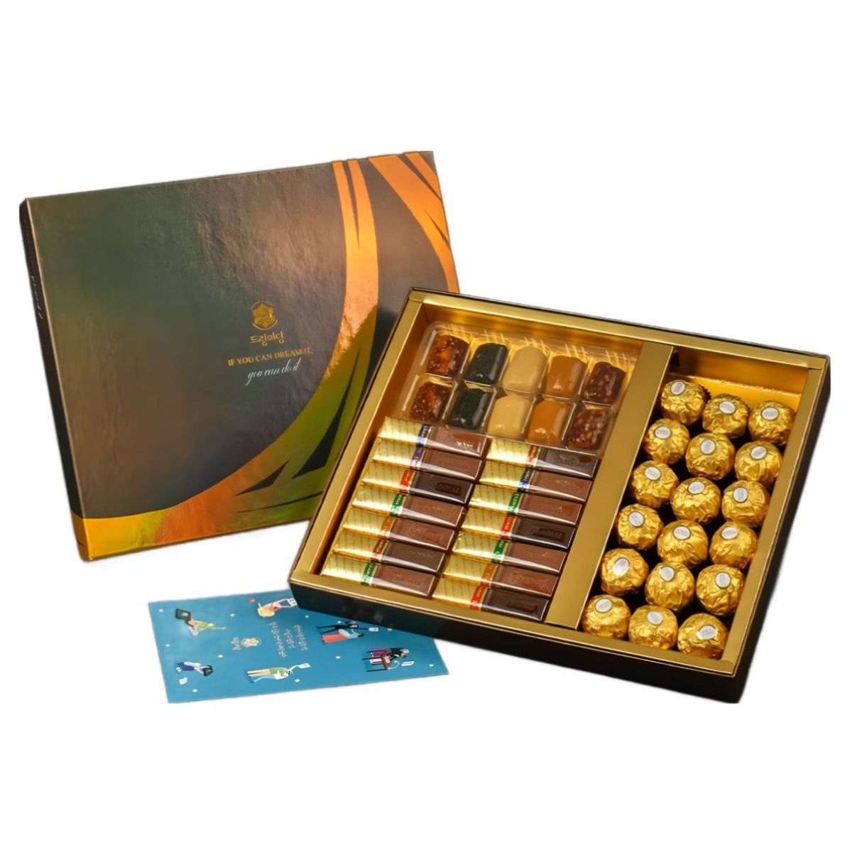 드림미당 행운합격엿 페레로+메르시 수험생 수능생 합격기원 응원간식 선물세트, 2세트, 520g 79,800원