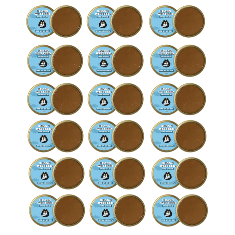 이루앙 고양이 노묘 습식사료 간식 미니캔, 36개, 30g, 참치 38,700원