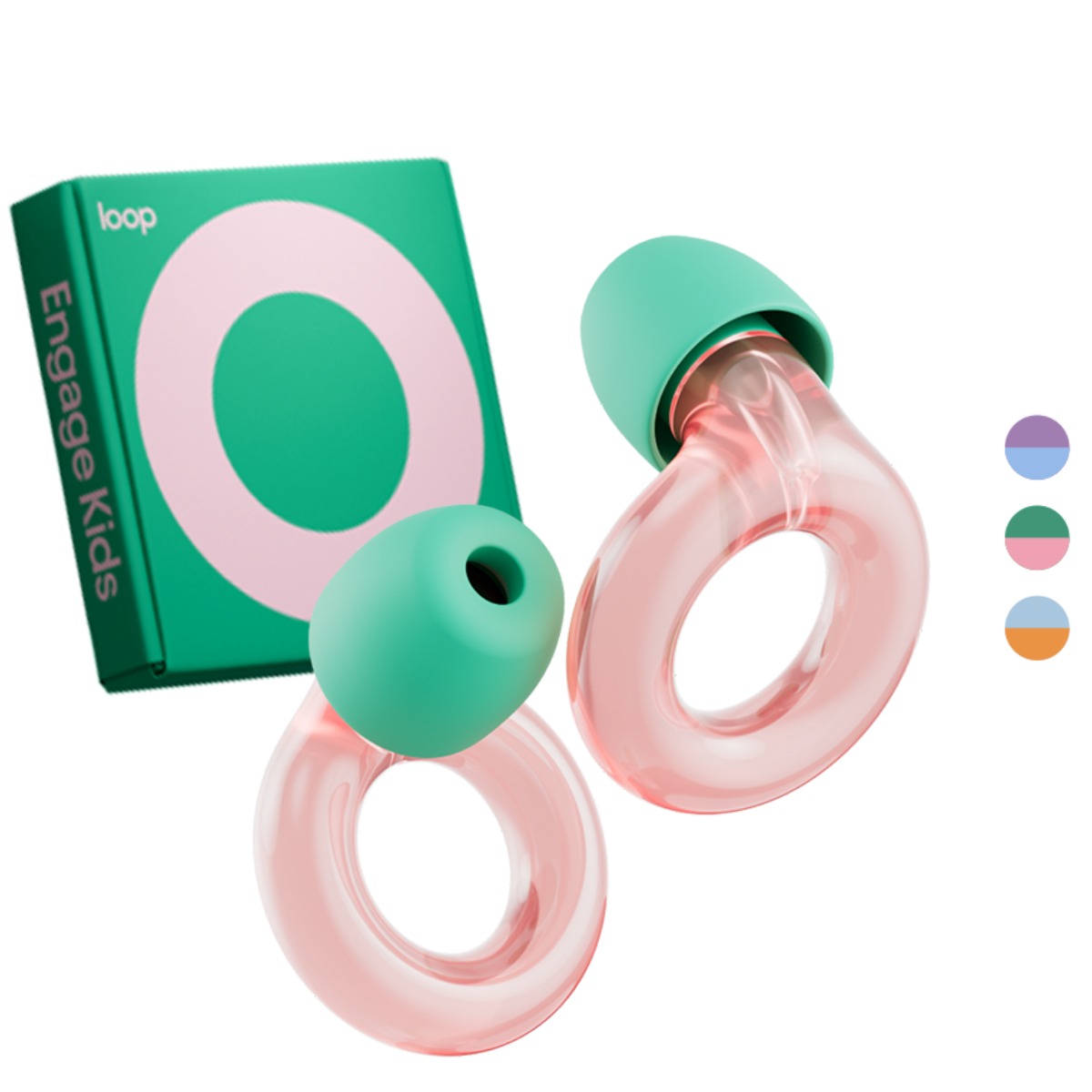 Loop 룹 이어플러그 인게이지 키즈 2 어린이용 집중력향상 소음감소 귀마개 워터멜론레드, 1개, 1개입 50,400원