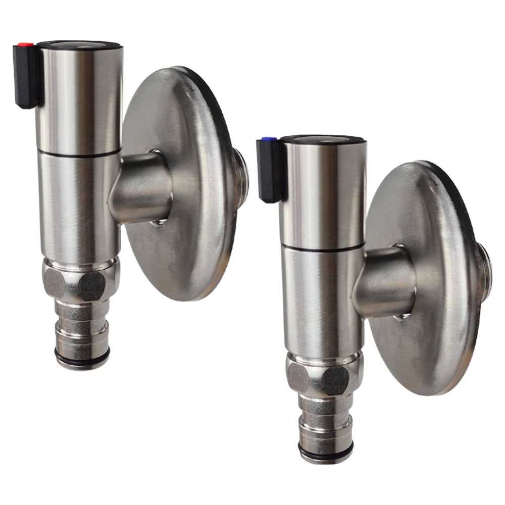 BK 무광 슬림 다용도 세탁 밸브 수도꼭지 온수 + 냉수 세트 모로88 9,990원