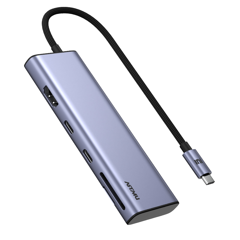 아트뮤 USB C타입 8in1 4K 60hz Gen2 10Gbps 멀티 허브 MH330, 메탈그레이, 1개 39,700원