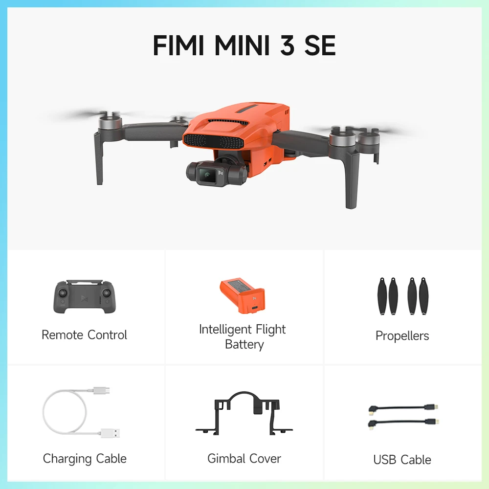 FIMI MINI 3 새로운 드론 4K 60fps 9km 범위 3축 짐벌 249g 초경량 AI 슈퍼 나이트 비디오 디자인 스마트 522,600원