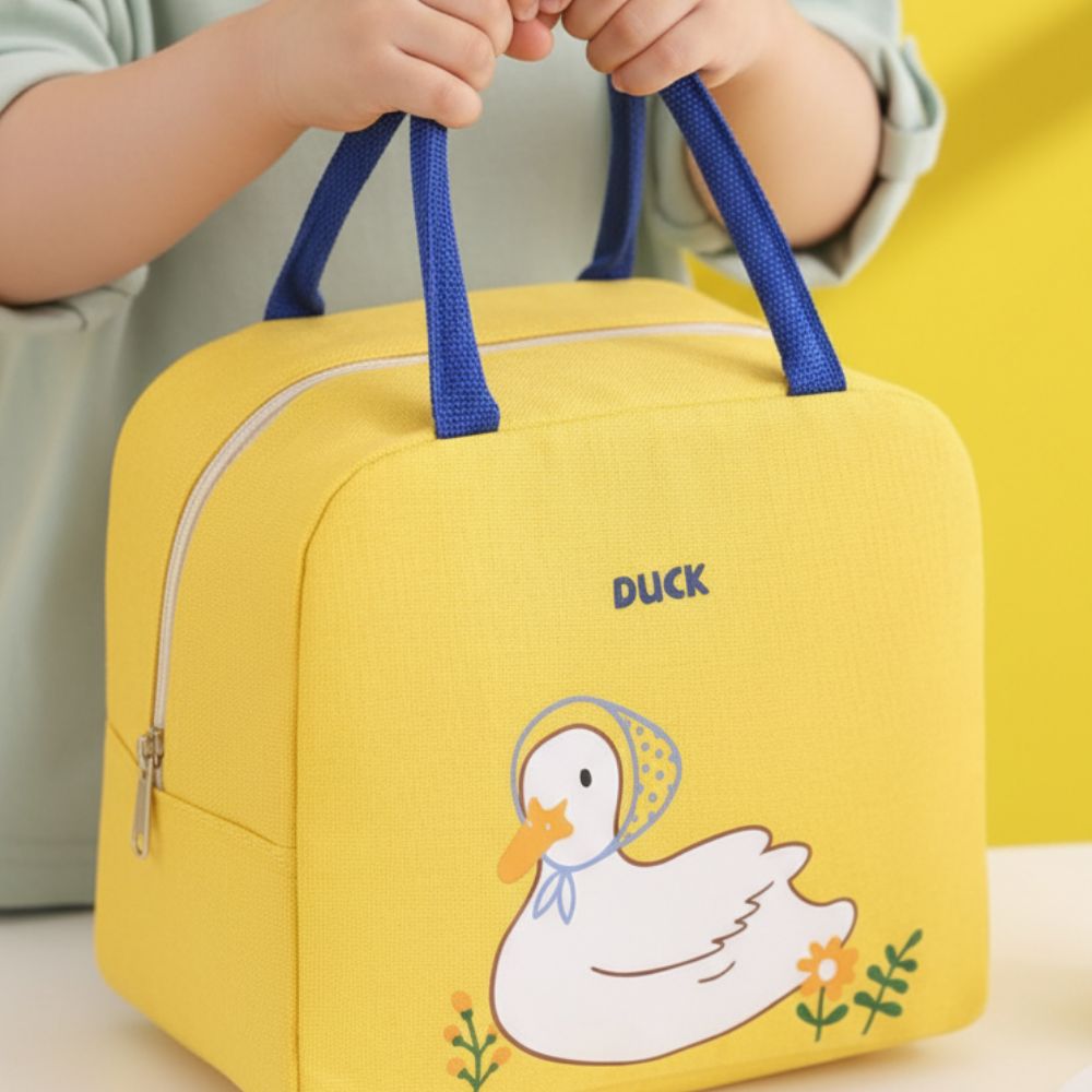 오리 보온 보냉 캐릭터 도시락 가방 런치백 캠핑가방 유치원 어린이집 선물 8,900원