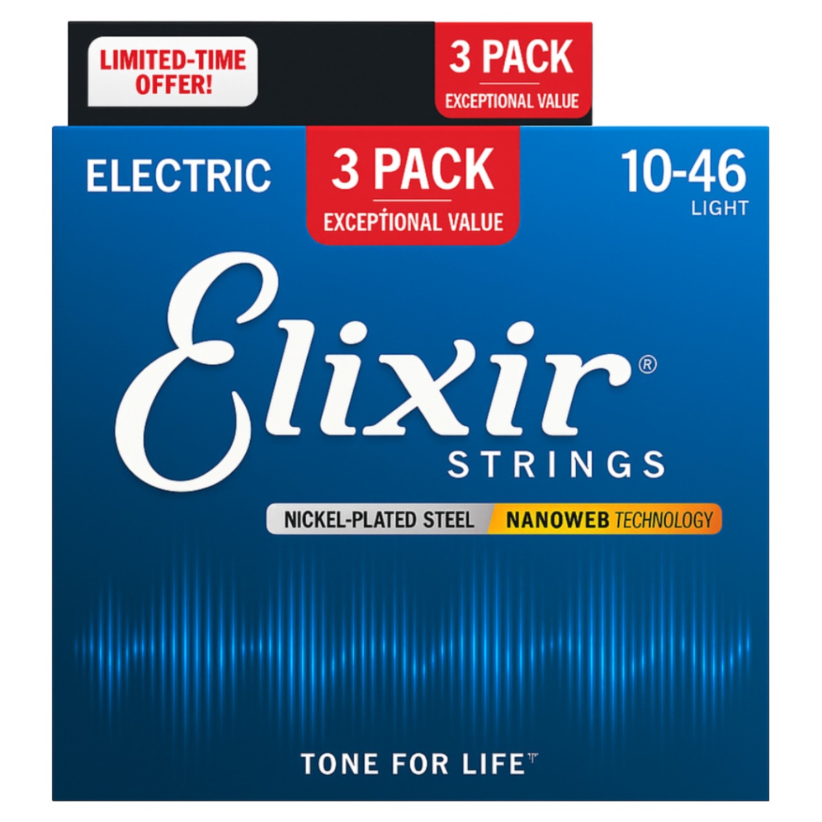 엘릭서 일렉기타줄 3팩 010-046 나노웹 16567, 3팩, 1개, 16567(010-046) 52,000원