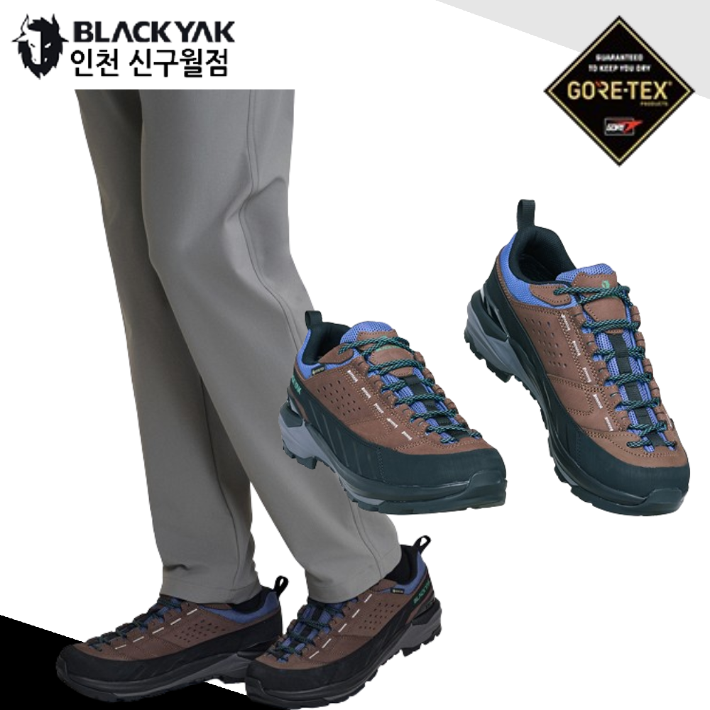 블랙야크 아웃도어 남여공용 고어텍스 방수 로우컷 경등산화 트레킹화 크럭스 로우 GTX 139,900원