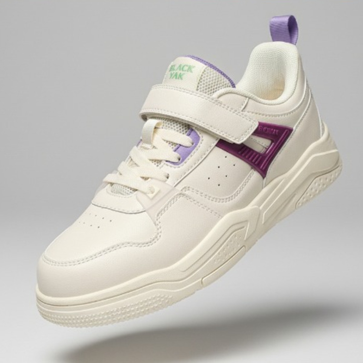 [백화점출고] 블랙야크 키즈 운동화 여아 레아 화이트 벨크로 찍찍이 아동 어린이 러닝화 스니커즈 62,800원