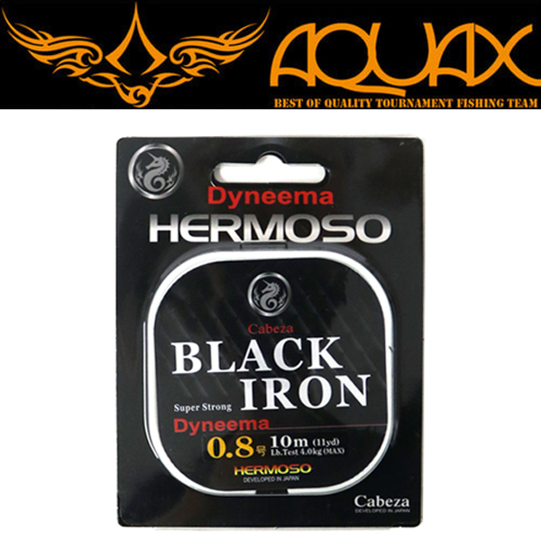 아쿠아엑스 블랙아이언 합사목줄 10m (민물낚시줄) 8,500원