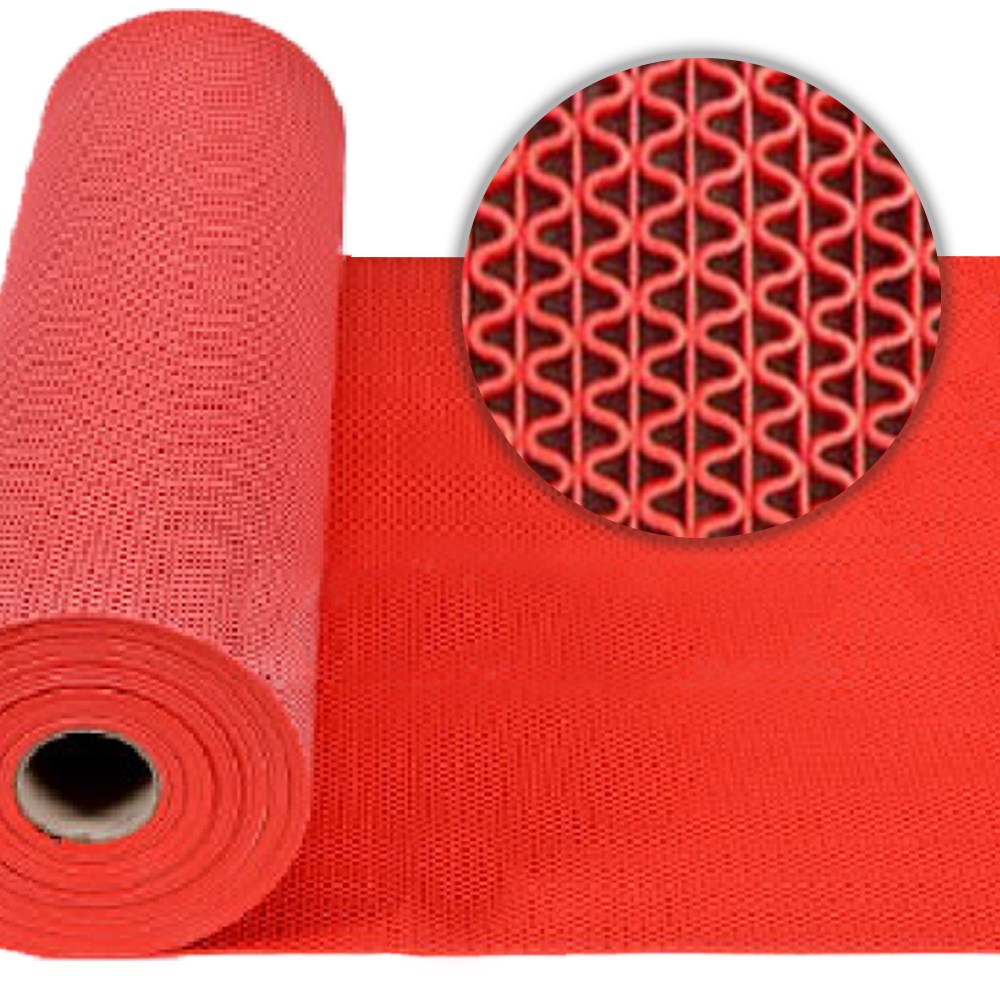 굿매트 미끄럼방지 현관 맘보매트 A형 강력한 배수능력 4가지 색상, 1개, 적색 6M, 현재가 162,000원