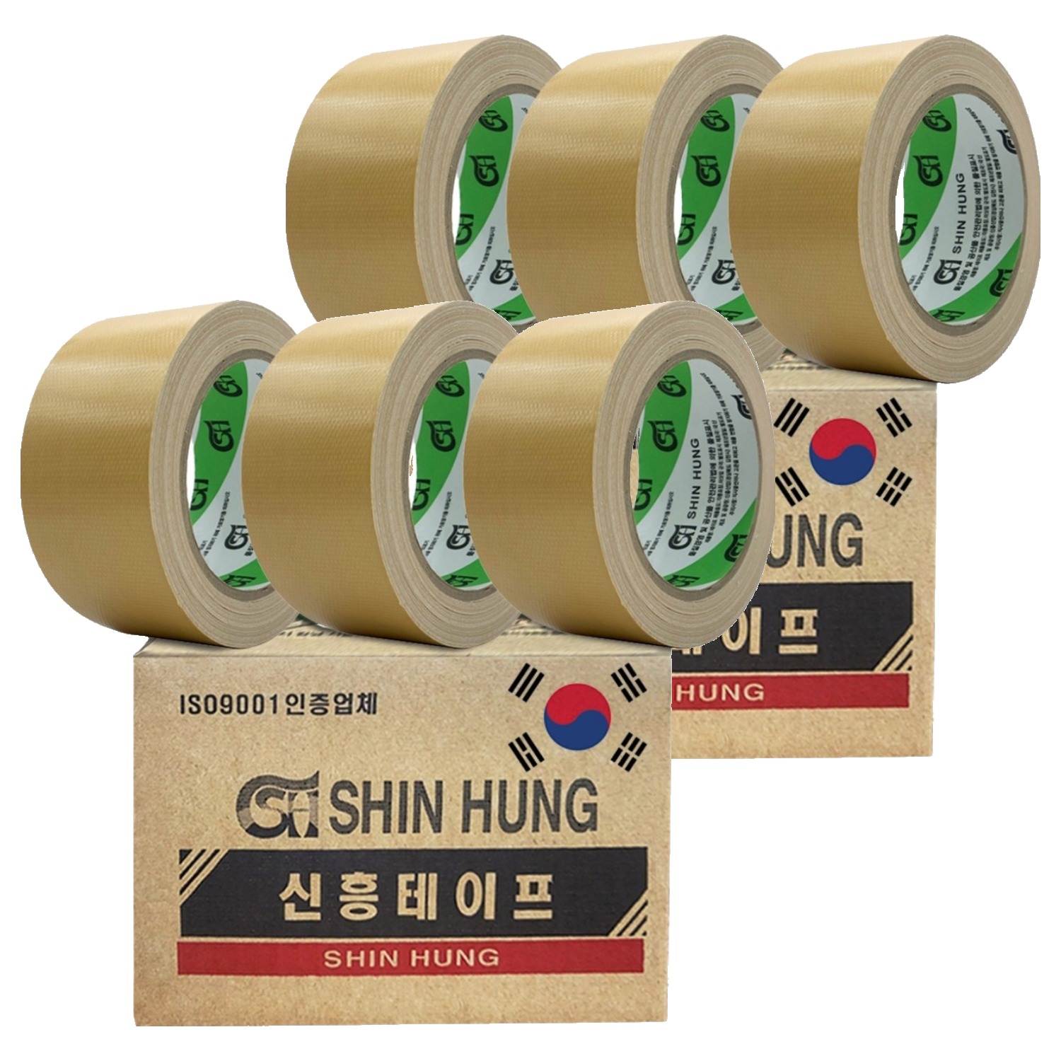 신흥 국산 대용량 라바 청면테이프 48mm X 25M 베이지 20,140원