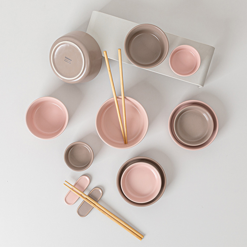 도자기 2인 그릇세트 밥그릇 국그릇세트, 1세트, 14P, P-그레이, 현재가 25,000원