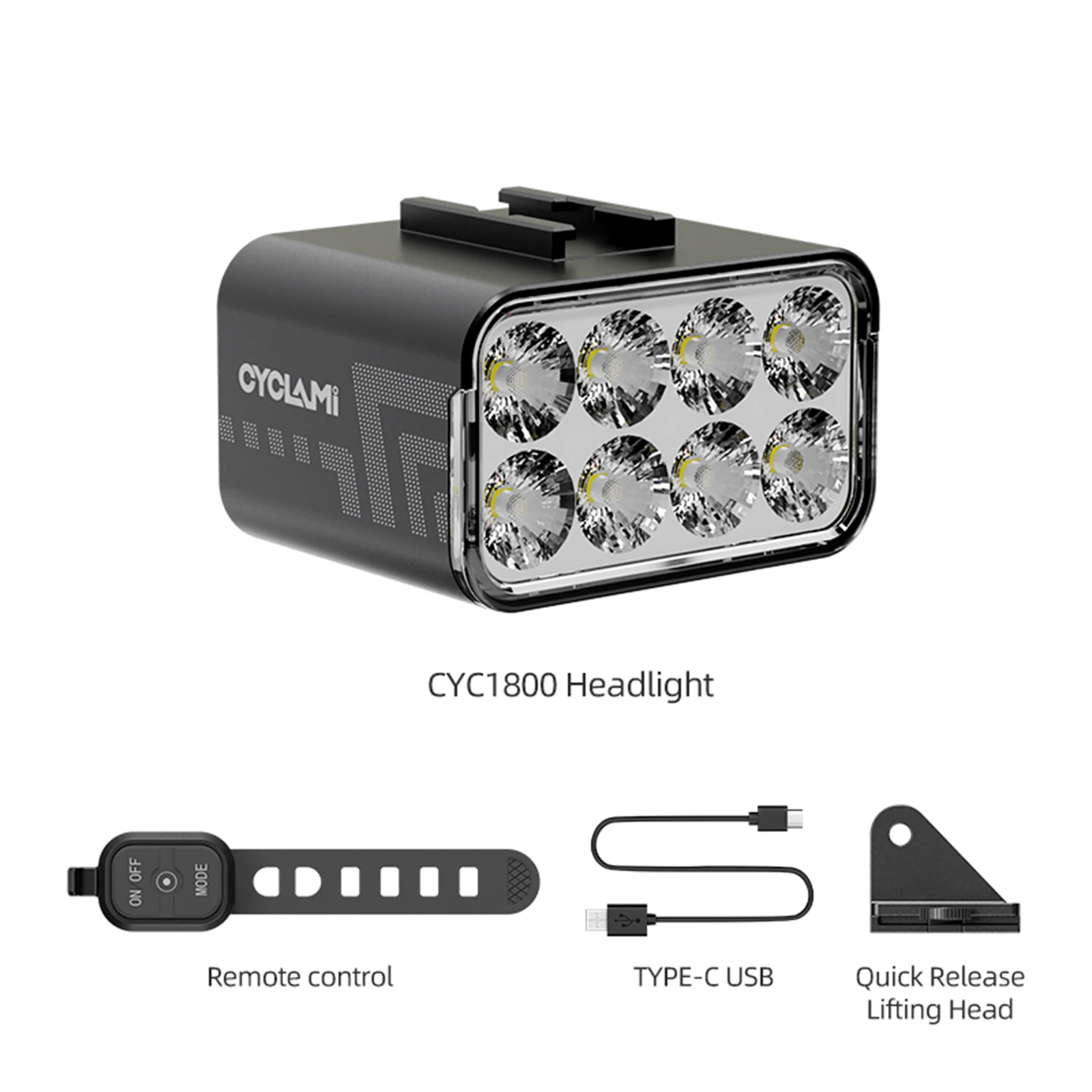 iGPSPORT VS1800S 스마트 자전거 전조등 1800루멘 강력야간 라이딩 라이트 42,100원