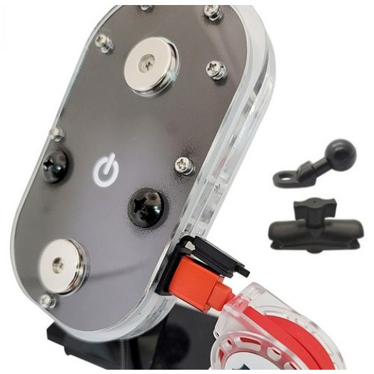 래셔널 오토바이 자석 충전 거치대 USB포트 내장 2IN1 멀티충전 거치대 60,000원