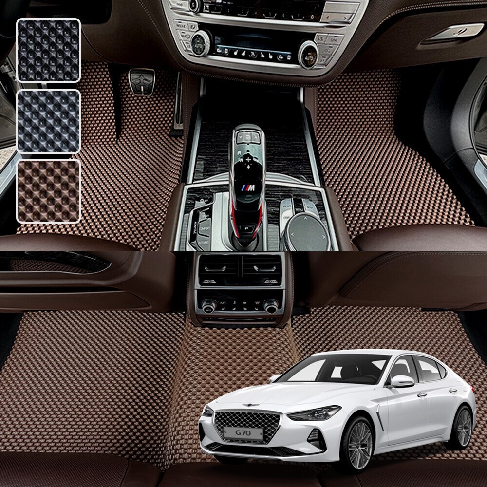 DXSOAUTO 제네시스 G70 호환 3D 엠보싱 차세대 고무매트 1열2열 세트 59,000원