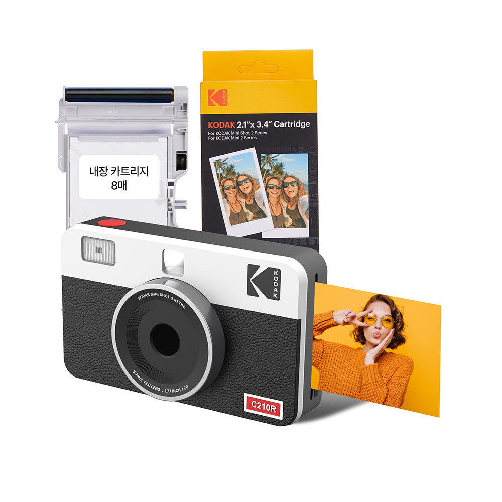 코닥 미니샷 2 레트로 C210R+카트리지 38매 번들 휴대용 즉석카메라 포토프린터 핸드폰 사진인화기 사진출력 미니프린터 174,000원